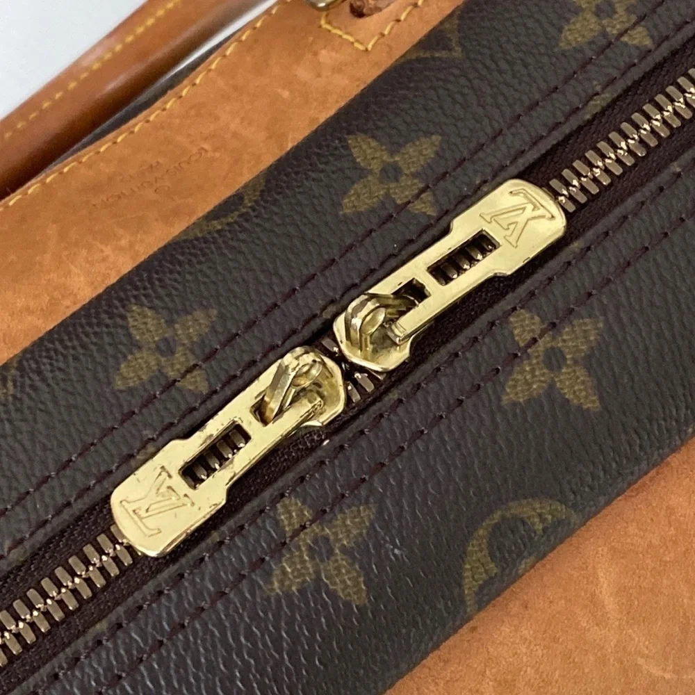 Louis Vuitton Deauville Monogram Travel Bag Cosmetic Weekender Handbag, with COA
